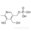 3,4-Pyridinedimethanol, 5-hydroxy-6-methyl-, 3- (diidrogeno fosfato) CAS 447-05-2